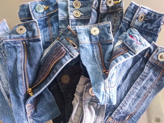 blue jeans with zippers