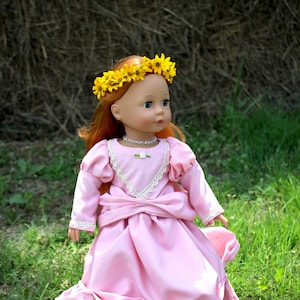 Pink Princess Doll Dress/Gown for 18 Inch Doll