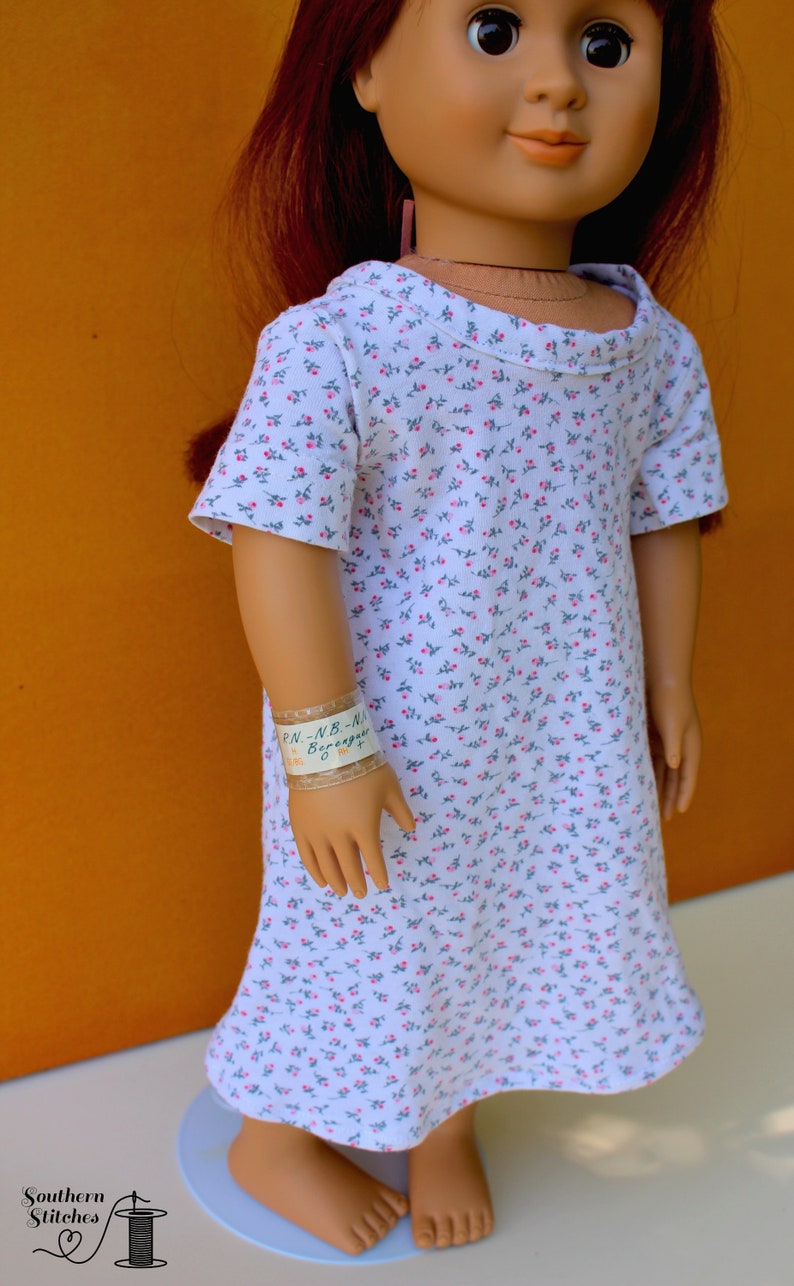 Doll Hospital Gown/Nightgown for 18 Inch Doll Etsy