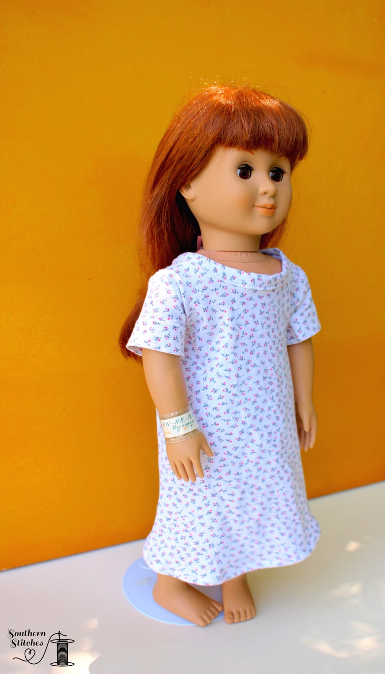 Doll Hospital Gown/Nightgown for 18 Inch Doll Etsy