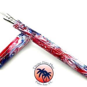 Caritas Fountain Pen - &quot;Independence Day&quot; by Divine Pens Plus