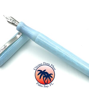 Agape Fountain Pen - "Electric Blue" by Divine Pens Plus