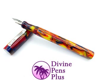 Agape Fountain Pen - "Key Largo" by Divine Pens Plus