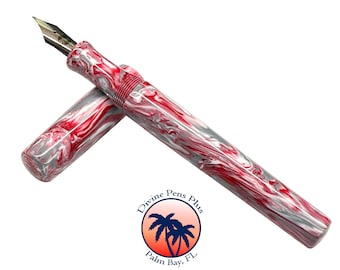 Spes Fountain Pen - "Buckeye" by Divine Pens