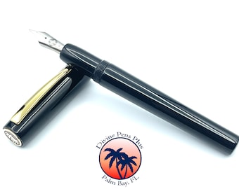 Agape Fountain Pen - "Carbon Black" by Divine Pens Plus
