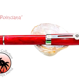 Stylo plume de la collection Key West - « Poinciana » par Divine Pens