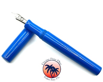 Spes Fountain Pen - "Blue Lagoon" by Divine Pens Plus