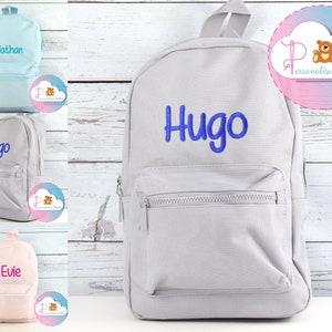 Sac à dos personnalisé pour enfants Sac d’école pour tout-petits | Mini sac à dos brodé | | de nom des enfants Sac personnalisé Sac de maternelle pour la rentrée scolaire