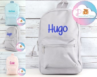 Personalised Kids Backpack Toddler School Bag | Embroidered Mini Backpack | Kids Name | Personalized Bag Back to School Nursery Bag