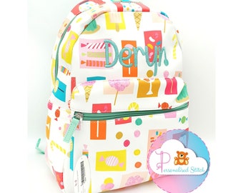 Mochila Personalizada Bordada Infantil | Mochila infantil Sweetie mochila | Saco personalizado Saco bonito do berçário da escola | Qualidade incrível