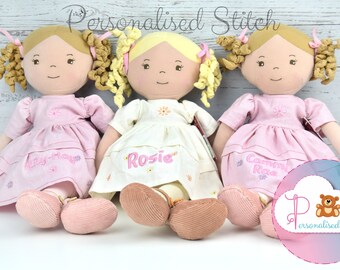 personalised rag dolls for babies