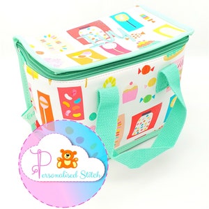 Personalised Kids Lunch Box Sweetie | Embroidered Kids Lunch bag | Personalized Bag School Nursery Bag | Back to School Bag | Quality