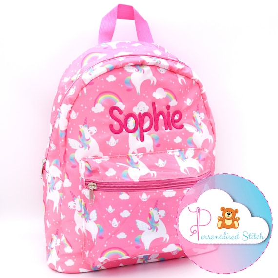 Personalised Backpack Kids Boys and Girls Embroidered Backpacks