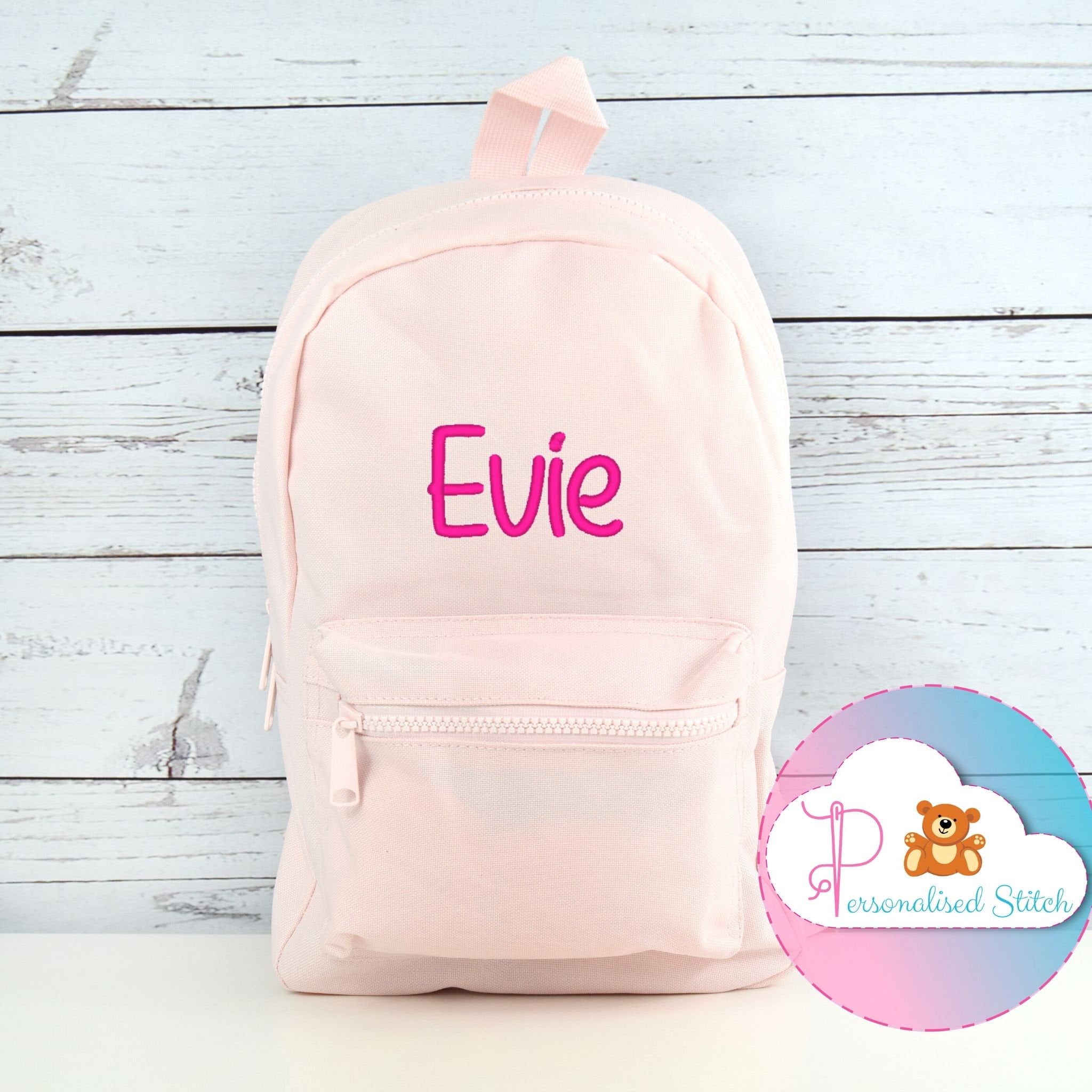 Personalised Kids Backpack Toddler School Bag | Embroidered Mini ...