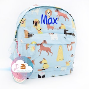 Personalised Kids Mini Backpack Embroidered Toddler School Bag Animals Backpack Kids Name Personalized Bag Back to School Nursery Bag image 9