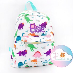 Personalised Backpack Kids Boys and Girls Embroidered Backpacks Rucksack Personalized Bag School Nursery Bag image 3