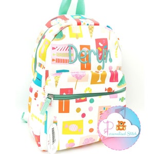Sac à dos personnalisé Brodé enfants | Garçons & Filles Toddler Sweetie Rucksack | Sac personnalisé Mignon Sac de maternelle d’école | Qualité incroyable