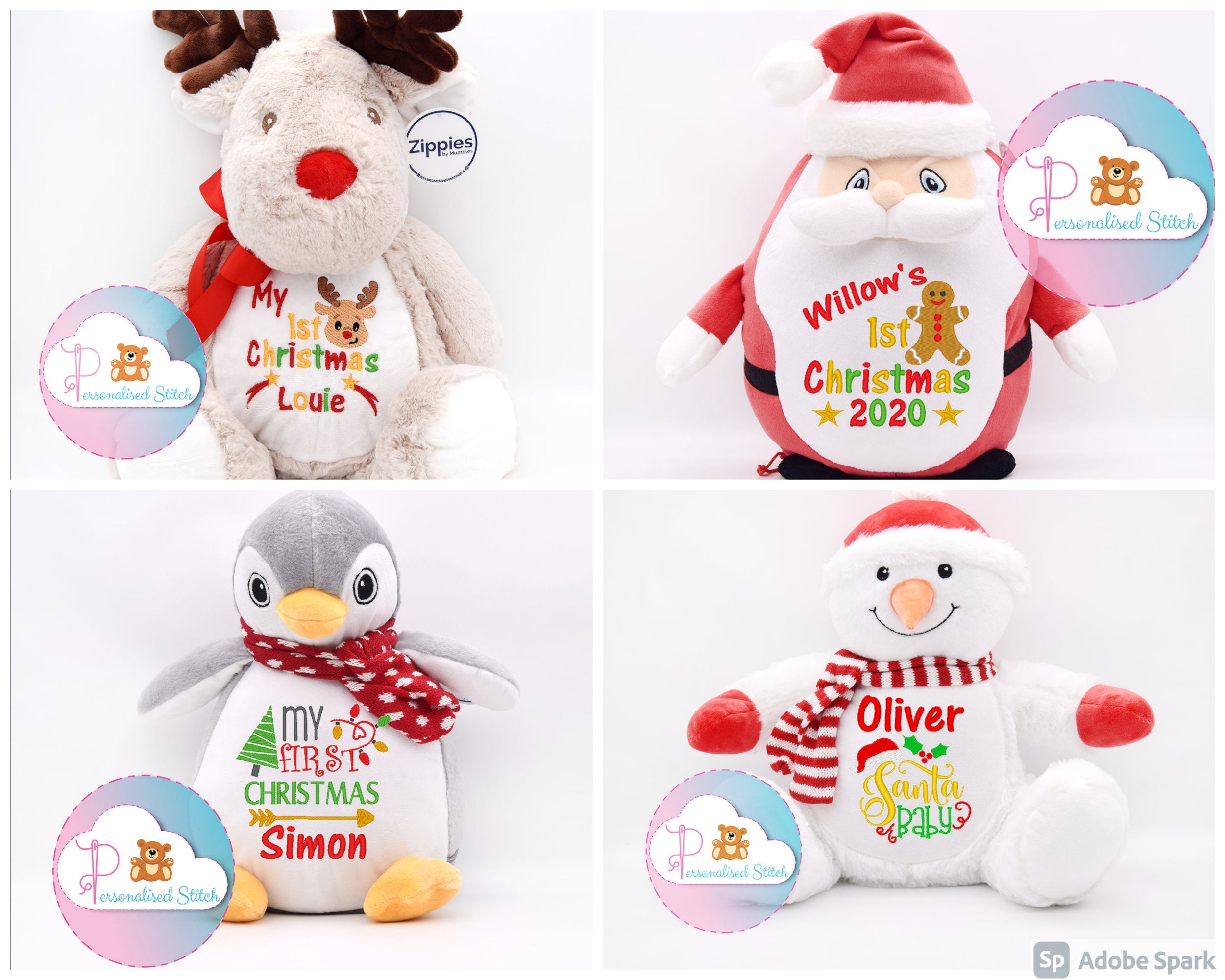Baby's first christmas stuffed animal hotsell