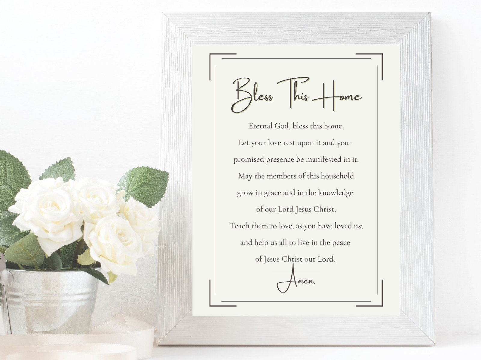 Home Blessing SIMPLE VERSION Housewarming Gift Home Decor Art Printable