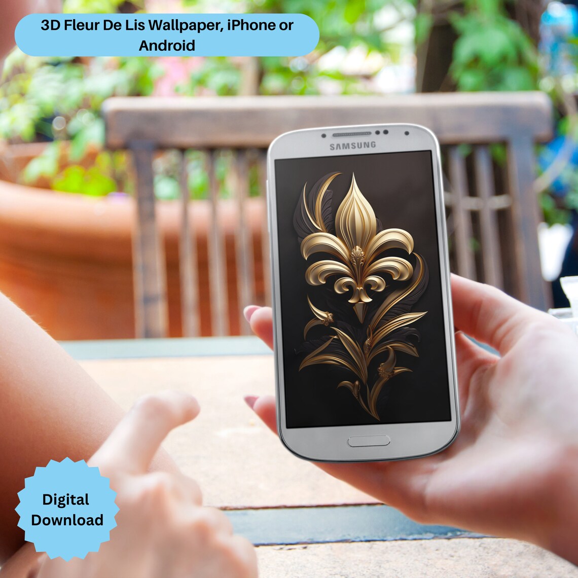 Elegant 3D Gold Fleur De Lis Wallpaper Enhance Your Smartphone With elegant-3d-gold-fleur-de-lis-wallpaper-enhance-your-smartphone-with