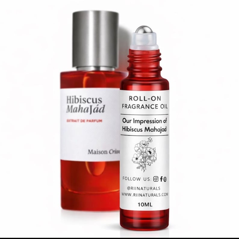 Aceite aromático Hibiscus Mahajád de Maison Crivelli, 100 % puro y duradero. imagen 2