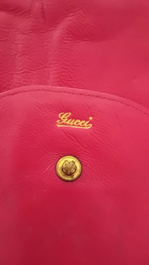 Red vintage gucci purse best sale