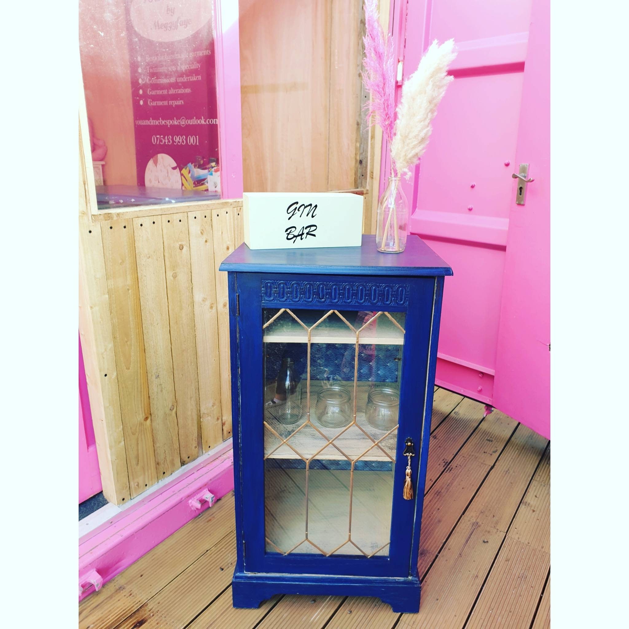 Gabinete de gin bar totalmente restaurado artículo único | Etsy