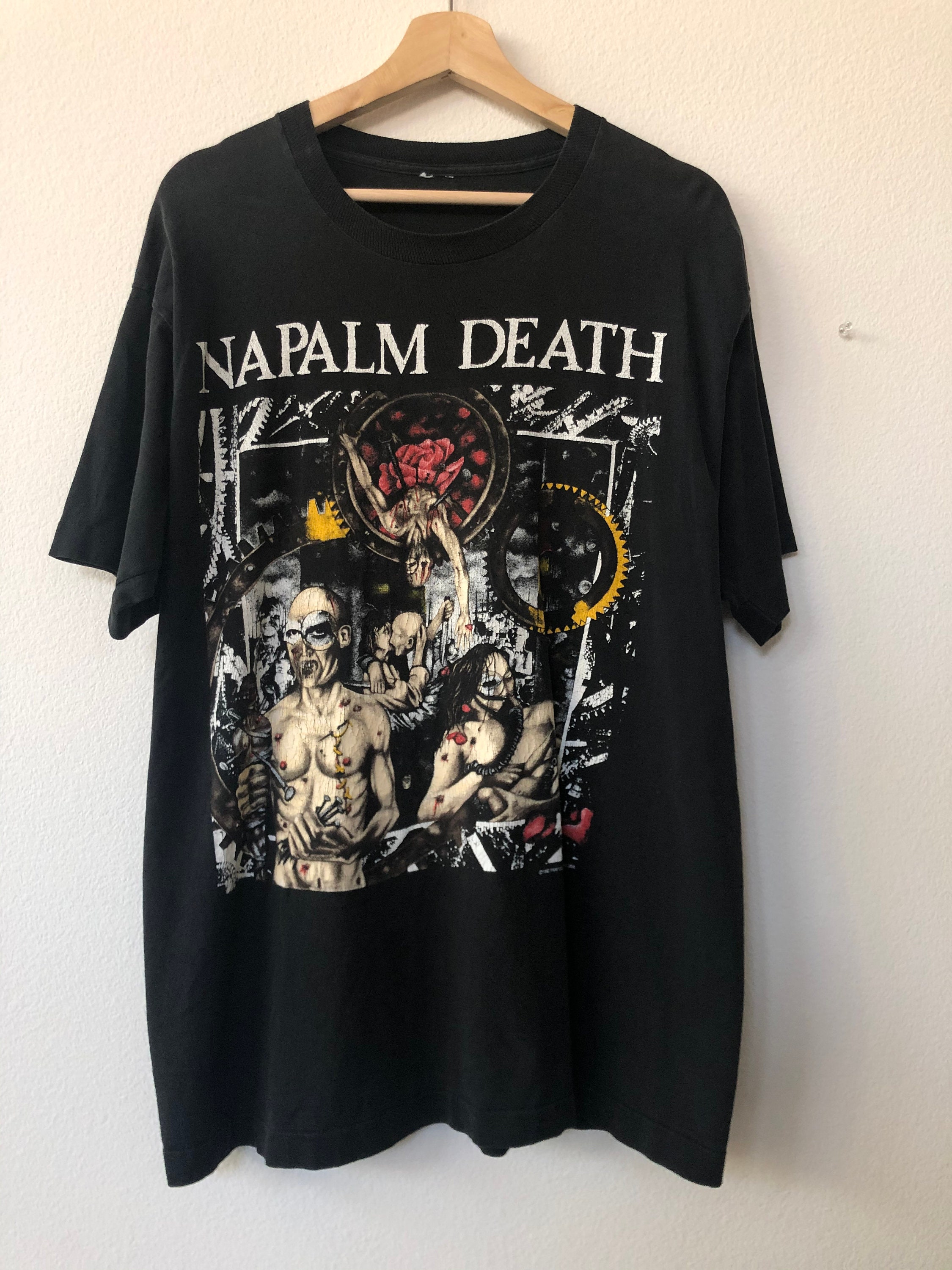 1992 Vintage Napalm Death campaign for Musical Destruction - Etsy