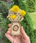 Picked Flower Holder | Flowers for Mom Mommy | DIY Paint Kit | Hand Picked Flower Mason Jar 