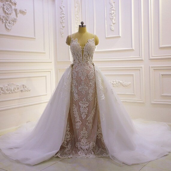 Blush sheath wedding clearance dress
