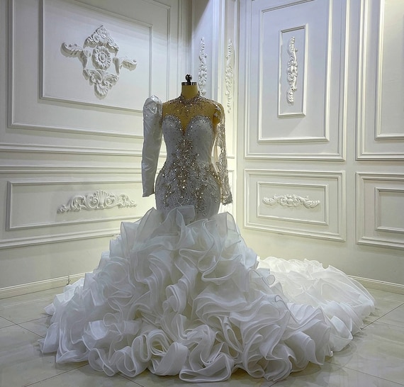 Vestido de corte sirena sale