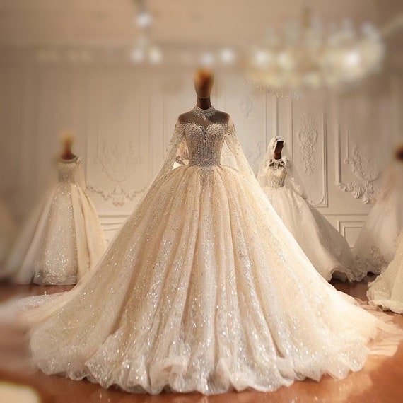 Crystal Lace Wedding Dresses