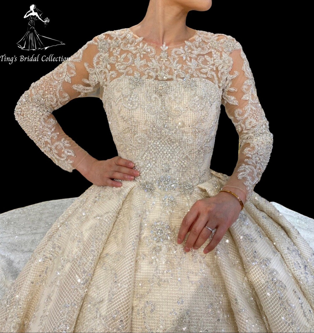 white long sleeve dresses Vienna Embellished Backless Maxi Dress in Romantic Florals Wedding salad 60 photos Back:Full Coverage