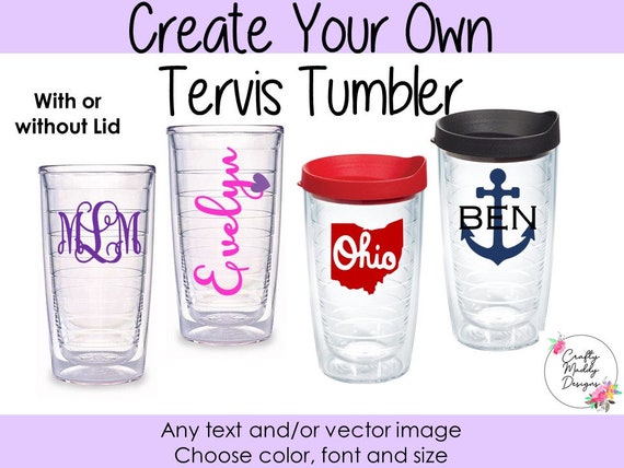 Tervis Clear & Colorful Insulated Tumbler, Size: 24oz Water Bottle