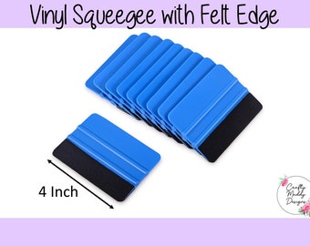 REEVAA Vinyl Squeegee Felt Buffers Strips Accessory for Craft Art Car Window Tint Tool Wrap Graphic Design Installation Application 4 inch Squeegee Blue Smoothing Fabric Wet Dry 20PCS REEVAA Vinyl Squeegee Felt Buffers Strips Accessory for Craft Art Car Window Tint Tool Wrap Graphic Design Installation Application 4 inch Squeegee Blue Smoothing Fabric Wet Dry 20PCS