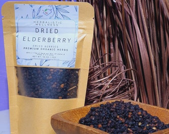 Elderberry ( DRIED ), Herbal Infusions, DIY Elderberry Syrup, Immune System Boost