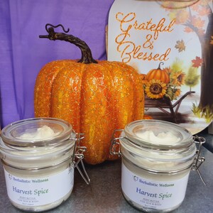 Harvest Spice | Body Butter | Limited Edition Seasonal Harvest Butter | Moisturizer | Body Cream | Skin Cream Thick Body Lotion