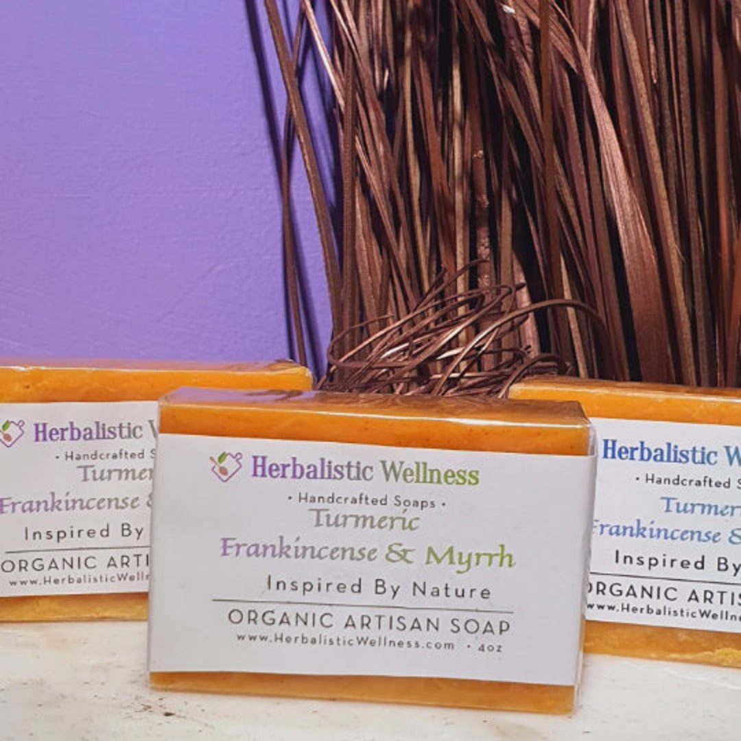 Turmeric Frankincense and Myrrh Soap Best Seller Etsy