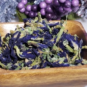 Butterfly Pea Flower Organic Herb Tea Bags INCLUDED Loose Whole flowers image 5