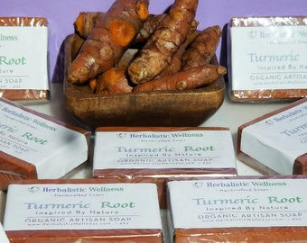 12 Bars - Wholesale Turmeric Root Soap (Priced-25% off)
