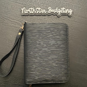 A7 black budget wallet/binder