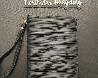 A7 black budget wallet/binder