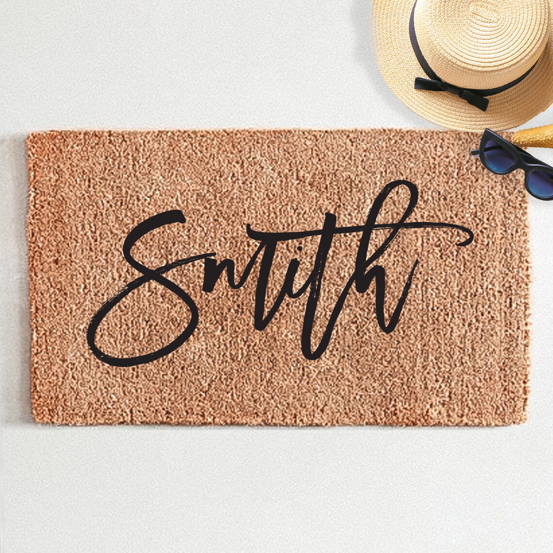 Personalized Family Name Doormat Rug Custom Doormat Etsy