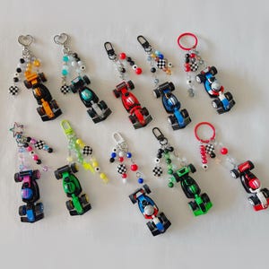 F1 Racer Keychains