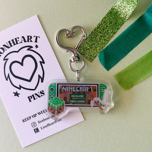 MC gaming keychain