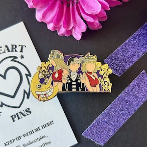 Trio enamel pin