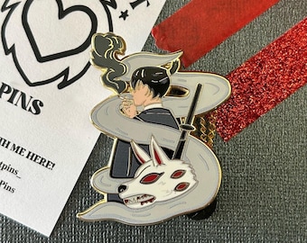 Épingle en émail fumé