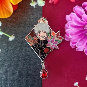 Emaille pin Flower Ghoul