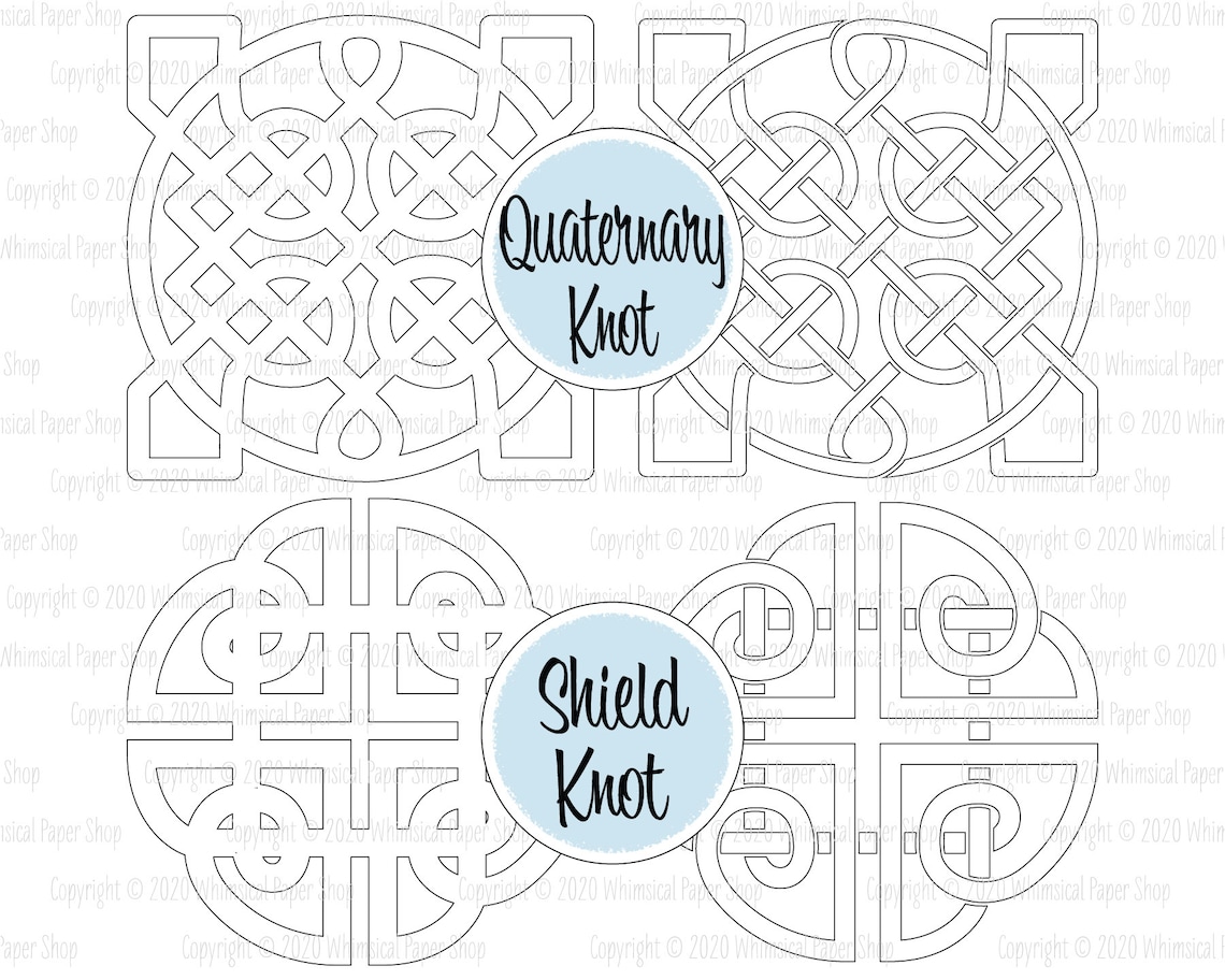 SVG Celtic knot bundle Love Knot Sailors Knot Quaternary Knot | Etsy