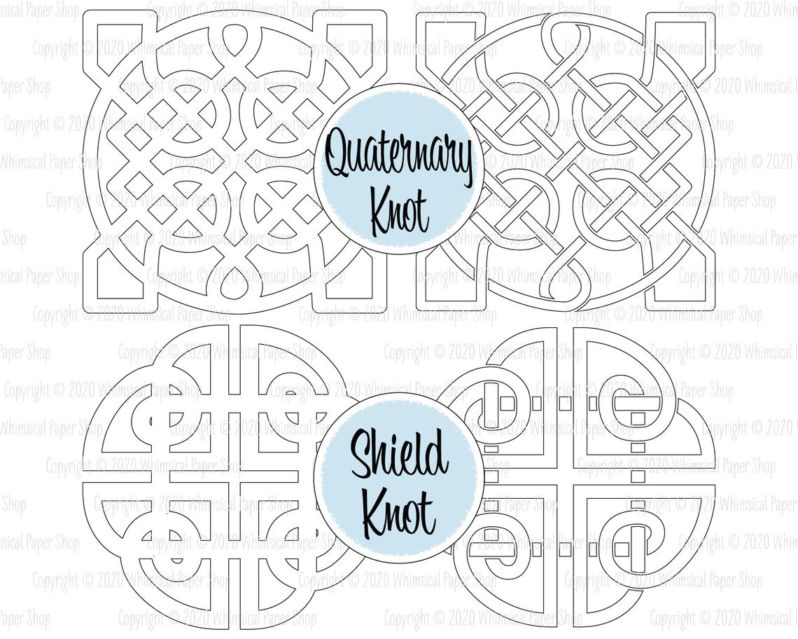 Download SVG Celtic knot bundle Love Knot Sailors Knot Quaternary Knot | Etsy